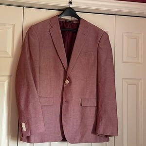 Tommy Hilfiger linen blazer 38R red